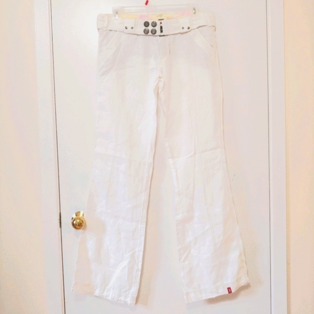 ESPRIT Linen White Pants